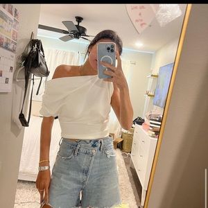 Zara off the shoulder top